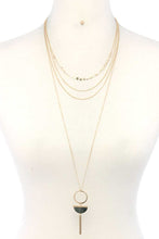 Load image into Gallery viewer, Metal Layered Necklace