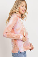 Load image into Gallery viewer, Baby Fleece Tie Dyed Front Pocket Detailed Ls Hoodie Top
