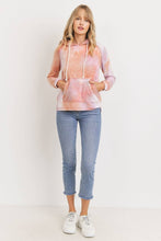 Load image into Gallery viewer, Baby Fleece Tie Dyed Front Pocket Detailed Ls Hoodie Top