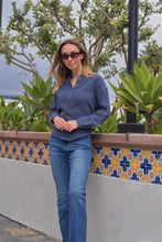 Load image into Gallery viewer, Medium Blue Denim High Waisted Skinny Boot Recycled Jeans