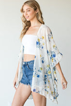 Load image into Gallery viewer, Ruffle Trim Lightweight Stylish Kimono