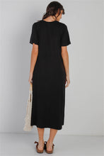 Load image into Gallery viewer, Short Sleeve Midi Dress