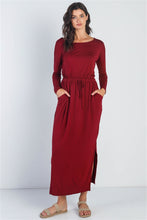 Load image into Gallery viewer, Midi Sleeve Basic Maxi Dress