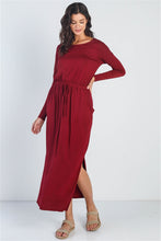 Load image into Gallery viewer, Midi Sleeve Basic Maxi Dress