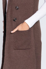 Load image into Gallery viewer, Sleeveless Long Sweater Vest