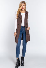 Load image into Gallery viewer, Sleeveless Long Sweater Vest