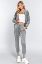 Load image into Gallery viewer, Faux Fur Jacket & Jogger Pants Set