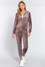 Load image into Gallery viewer, Faux Fur Jacket & Jogger Pants Set