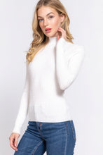 Load image into Gallery viewer, Long Slv Mock Neck Rib Sweater
