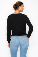 Load image into Gallery viewer, Front Wrap Surplice Neck Top