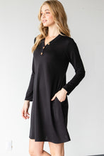 Load image into Gallery viewer, Long Sleeve T-shirt Mini Dress