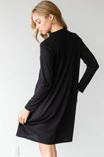 Load image into Gallery viewer, Long Sleeve T-shirt Mini Dress