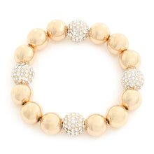 Load image into Gallery viewer, Rhinestone Ball Beaded Bracelet