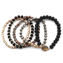 Load image into Gallery viewer, Multi Bead Stretch Bracelet Set