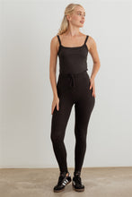 Load image into Gallery viewer, Ribbed High Waist Drawstring Leggings