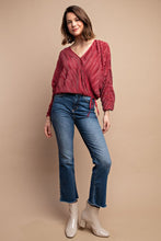 Load image into Gallery viewer, Satin Pleated Drawstring Top With Snap Button