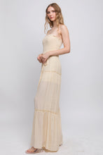 Load image into Gallery viewer, Woven Solid Sleeveless Smocked Ruffle Jumpsuit
