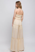 Load image into Gallery viewer, Woven Solid Sleeveless Smocked Ruffle Jumpsuit
