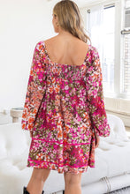 Load image into Gallery viewer, Floral Square Neckline Mini Dress
