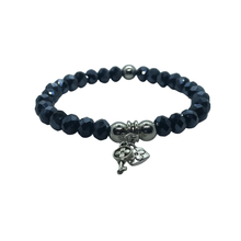 Load image into Gallery viewer, Opullent Navy Blue Beaded Bracelet (boxed)
