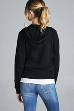 Load image into Gallery viewer, Long Sleeve Zipper French Terry Jacket W/ Kangaroo Pocket
