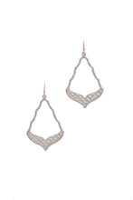 Load image into Gallery viewer, Cutout Moroccan Shaped Metal Drop Earring
