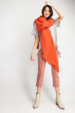 Load image into Gallery viewer, Short Sleeves Rayon Slub Mix And Match Striped Contrast Boxy Top
