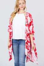 Load image into Gallery viewer, Slide Slit Print Kimono Stylish Cardigan
