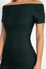 Load image into Gallery viewer, Off The Shoulder Bandage Dress
