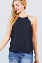 Load image into Gallery viewer, Elastic String Halter Neck Woven Top
