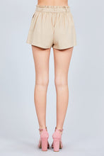 Load image into Gallery viewer, Paper Bag W/bow Tie Short Linen Pants

