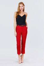 Load image into Gallery viewer, Classic Woven Pants W/belt
