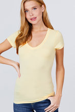 Load image into Gallery viewer, Singles Short Sleeve V Neck Tee
