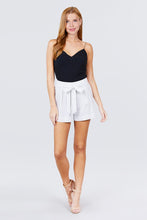 Load image into Gallery viewer, Waist Bow Tie Y/d Stripe Short Pants
