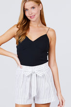 Load image into Gallery viewer, Waist Bow Tie Y/d Stripe Short Pants

