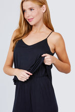 Load image into Gallery viewer, Cami Layered Top Capri Knit Jumpsuit
