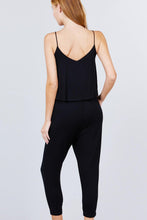 Load image into Gallery viewer, Cami Layered Top Capri Knit Jumpsuit
