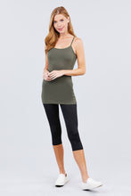 Load image into Gallery viewer, Basic Adjustable Spaghetti Strap Tunic Cami W/ Shelf Bra
