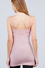 Load image into Gallery viewer, Basic Adjustable Spaghetti Strap Tunic Cami W/ Shelf Bra
