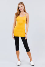 Load image into Gallery viewer, Basic Adjustable Spaghetti Strap Tunic Cami W/ Shelf Bra
