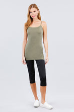 Load image into Gallery viewer, Basic Adjustable Spaghetti Strap Tunic Cami W/ Shelf Bra
