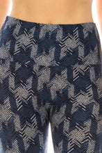 Load image into Gallery viewer, Long Yoga Style Banded Lined Multi Printed Knit Legging With High Waist

