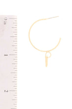 Load image into Gallery viewer, Butterfly Metal Dangle Hoop Earring
