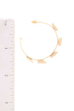 Load image into Gallery viewer, Butterfly Metal Open Hoop Earring
