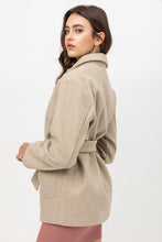 Load image into Gallery viewer, Fleece Belted Coat
