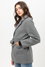 Load image into Gallery viewer, Fleece Belted Coat
