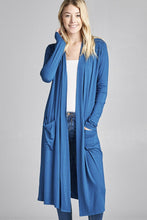 Load image into Gallery viewer, Open Front Long Cardigan
