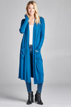 Load image into Gallery viewer, Open Front Long Cardigan
