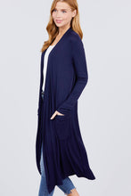 Load image into Gallery viewer, Open Front Long Cardigan
