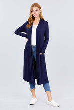 Load image into Gallery viewer, Open Front Long Cardigan
